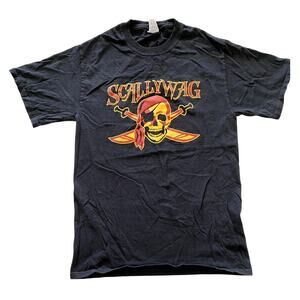 Scallywag Tag Graphic Tee in Size Small Pirate T-Shirt